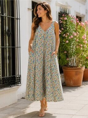 Zara | Dresses | Zara Womens Collection Sea Green Crochet Beach Maxi Dress